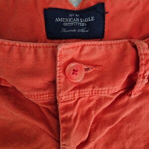 American Eagle Y2K Orange Shorts